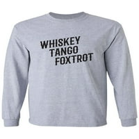 Majica s dugim rukavima viski Tango Foxtrot
