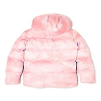 Klimatski koncepti djevojke vezanje jakne za kaput od puhača, veličine 4-16