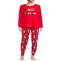 Set Pidžama za spavanje za dječake i djevojčice, identične obiteljske božićne Pidžame, set od 2 komada, veličine,