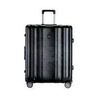 Putni kofer na kotačima od 90 s laganim aluminijskim okvirom - Crna