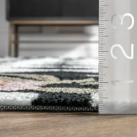 Kuhinjski tepih, 6' 9', crni