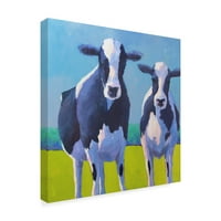 Zaštitni znak likovne umjetnosti 'krava pals ii' platno umjetnost od strane carol young