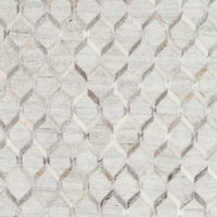 Umjetnički tkalci Hadrian Beige 2 '3' Moderna geometrijska prostirka prostirka