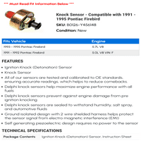 Senzor kucanja - kompatibilan s - Pontiac Firebird 1994