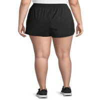 Ženske kratke hlače za aktivno trčanje veličine plus s ugrađenim gaćicama