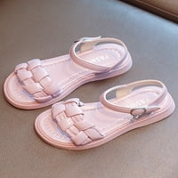 Gomelly Girls ravne sandale ljetne princeze cipele s pletenicama sandala udobnost dječja djevojka ljubičasta 9c