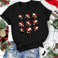 Rasprodaja Zimskih popusta Sretan Božić ženske blagdanske majice casual majice kratkih rukava smiješne božićne