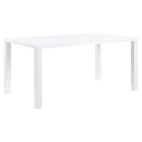 Blagovaonski stol u bijeloj boji s visokim sjajem