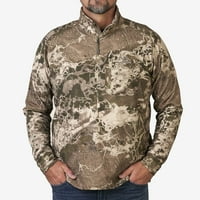 Muški Lovački pulover s patentnim zatvaračem, veličine do 3 inča