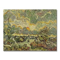 Zaštitni znak likovna umjetnost Jesenski krajolik Canvas Art by Vincent van Gogh