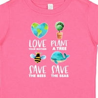 Odmor na Zemlji posadite drvo, spasite pčele, spasite mora, volite Majku Zemlju, poklonite majicu za dječaka ili