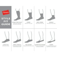 Muške čarape s jastučićima za gležnjeve bijele 12-14