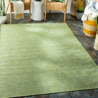 Umjetnički tkalci Araluen trava zelena 2'6 4 'Tradicionalna prostirka za cvjetni pravokutnik prostirka