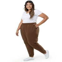 Terra & Sky Women's Plus size Fleece Twitpants, veličine 0x-4x