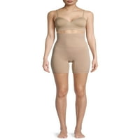 Gloria Vanderbilt Ženska tvrtka visokog struka Kontrola bez bešavnih kratkih hlača, 2-pack