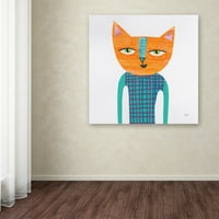 Zaštitni znak likovna umjetnost 'Cool Cats II' platno umjetnost Melissa Averinos