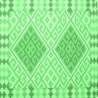 Pravokutne prostirke u stilu zemlje tvrtke, 7' 9'za prostore jugozapadne smaragdno zelene boje