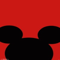 Disneevski Mikki Mouse-minimalistički zidni plakat s ušima, 22.375 34