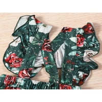 Ma & Baby Baby Girls Odjeća Set dugih rukava, cvjetna suknja cvjetna suknja