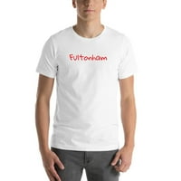 Rukom napisana majica s pamukom kratkih rukava Fultonham