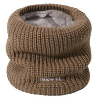 dodatna oprema za žene i muškarce zimski topli ležerni šal pleteni vuneni naprsnik šal otporan na vjetar kaki