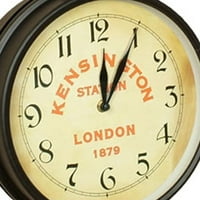 Dvostruki bočni sat na kolodvoru Kensington