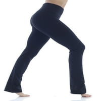 Ženske joga hlače širokog kroja s visokim usponom