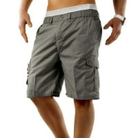 Muške Casual chinos teretne kratke hlače s više džepova ljetne hlače za plažu