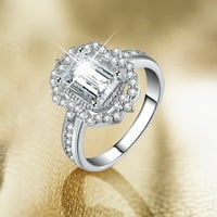 duhgbne modni ženski cirkonij bling dijamantni angažman vjenčani prsten