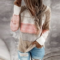 Ženski džemperi, jesenski džemperi za žene, modni ženski ležerni džemperi u obliku kroja s dugim rukavima, džemper