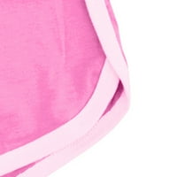Shiusina hlače za žene ženske sportske joge fitnes hlače rastezljiva omotača srednji struk kratke hlače ružičaste