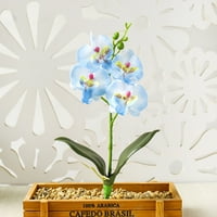 WiRLSWEAL Umjetni leptir orhideja cvjetni aranžman vrt diy zabavni dekor dekor