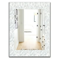 Designart 30 40 Ogledalo ispraznosti, bijelo