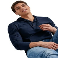 Muška majica Hanes Originals sa kapuljačom od tri sloja tkanine Heather, veličine S-3XL