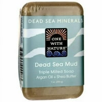 Jedan s prirodom Mrtvo blato trostruko mljeveno, minerali Mrtvog mora, 7oz, 6-pack