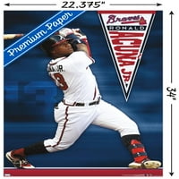 Plakat na zidu Atlanta Braves-Ronald Acunha Jr., 22.375 34