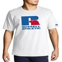 Russell Athletic Muška velika i visoka grafička majica s velikim logotipom, veličine LT-6xl