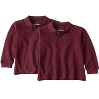 Školska uniforma za dječake, Polo majica s dvostrukim vrhom s dugim rukavima, set od 4 i haskija