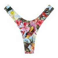 Slijedi kupaći kostim za žene kupaći kostim dna žene bikini čvrste boje podstavljeni cvjetni otisak kupaći kostim