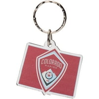 Akrilni privjesak za ključeve s logotipom države Colorado Rapids