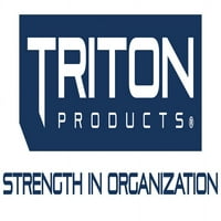 Triton Products® teška obuća i nosač za čišćenje, čelik, siva