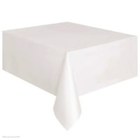 ; veliki plastični pravokutni stolnjak za postavljanje stola koji se može obrisati salvetama za zabave