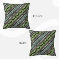Zelene moderne jastučnice jednostavne teksture krevet kauč pletene ukrasne jastučnice za dnevni boravak seoske
