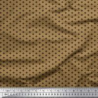 Soimoi poliester krep tkanina geometrijska zvjezdana tkanina otisci tkanine od dvorišta široka