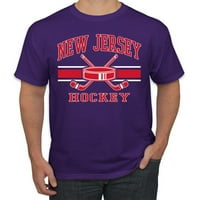 Wild Bobby City of New Jersey Hokej fantazija obožavatelj Sportske majice, ljubičasta, x-velika