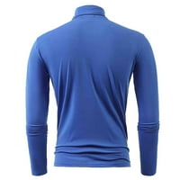 Majice za muškarce Rasprodaja zimskog toplog termo donjeg rublja s visokim ovratnikom osnovna jednobojna bluza