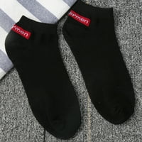 Čarape čarape 1 par čarapa čarape papuče za gležnjeve Pamučne udobne čarape na kratke pruge