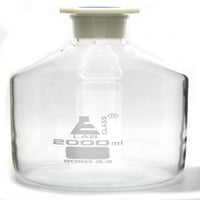 Staklena boca reagensa od 2000 ml s polipropilenskim čepom otpornim na kiseline, borosilikat 3. Staklo - _