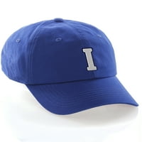 Prilagođena bejzbolska kapa s natpisom A-Z u timskim bojama, tamnoplava kapa s natpisom A-Z