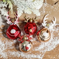 Gerich božićni ukrasi kreativni božićno drvce ukrasi elk božićne kuglice šampanjac fauwn